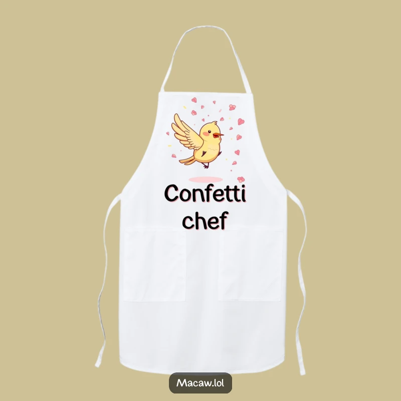 Funny Petal Party Apron: Festive Fun for Your Kitchen
