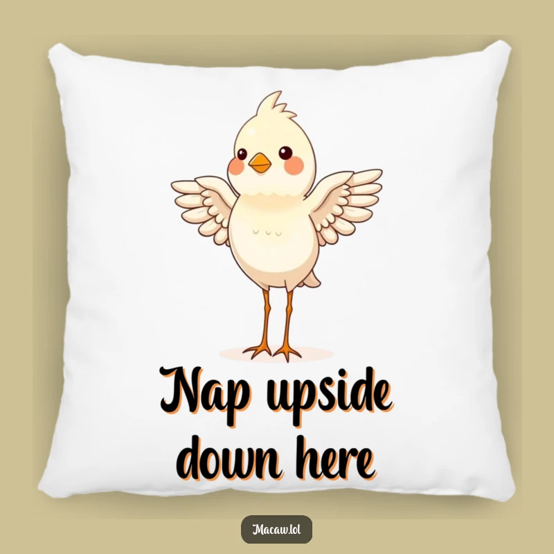 Funny Bird Headstand Pillow - Cozy Proud Balancing Cushion