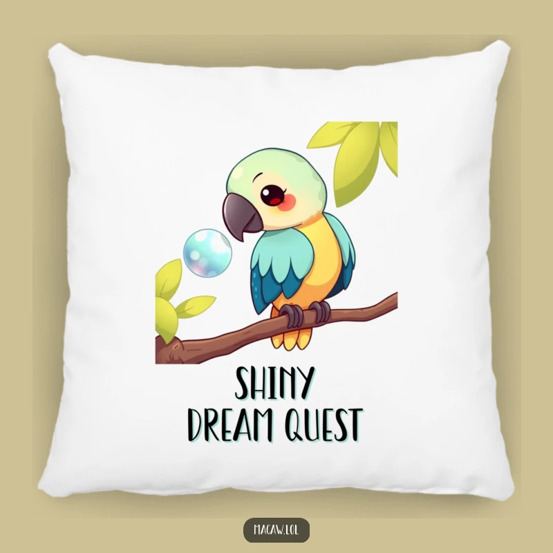Funny Kawaii Macaw Pillow: Soft Curiosity Comfort, Hilarious Throw Gift