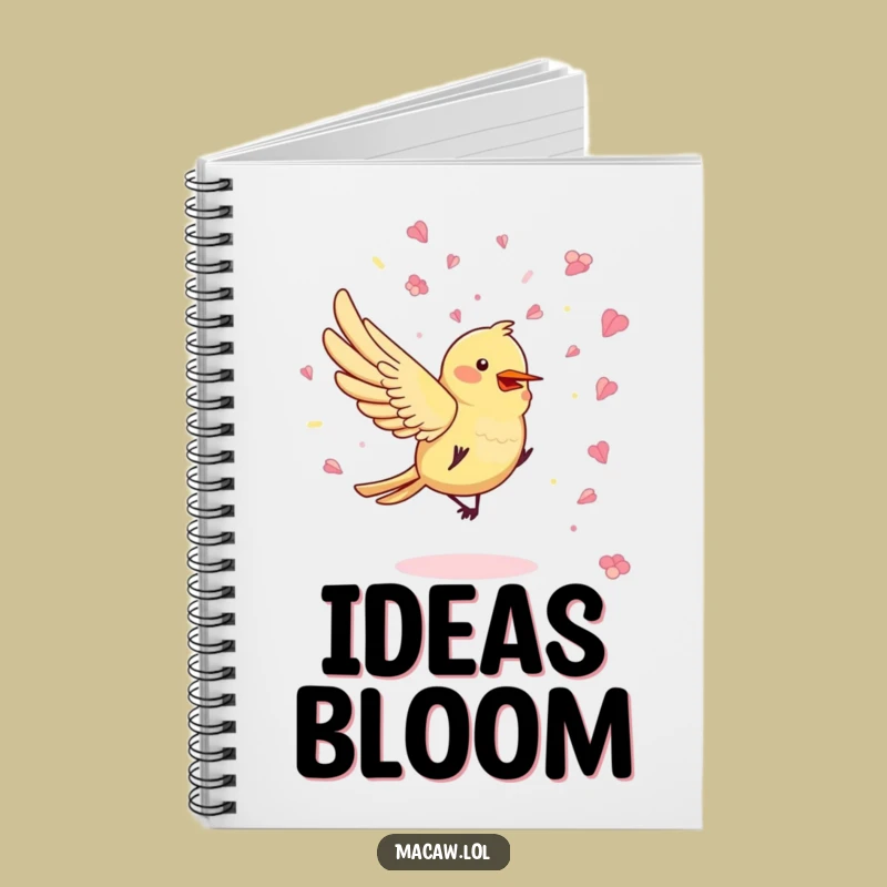 Funny Confetti Bird Notebook: Journal Your Joyful Moments